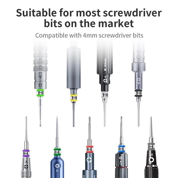 Screwdriver Head With Magnetic Anti-Slip Silicone Ring Mobile Phone Repair