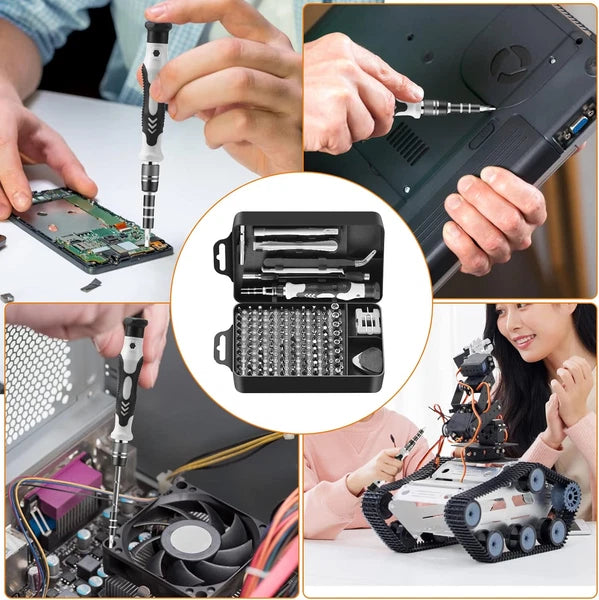Precision Screwdriver Set, Professional Grade 115 in 1 Magnetic Repair Tool Kit