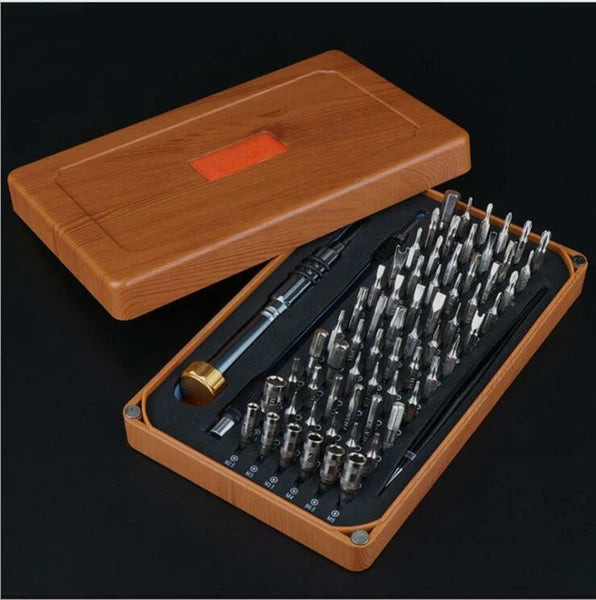 68-in-1 Orange Gray Box Chrome Vanadium Steel Screwdriver Set Precision