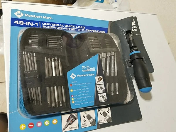 Member's Mark 49-in-1 Universal Quick-Load Screwdriver Set with Zipper Case